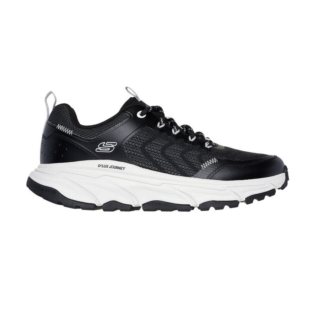 skechers zapatillas mujer RELAXED FIT D LUX JOURNEY BLACK GRAY megasports