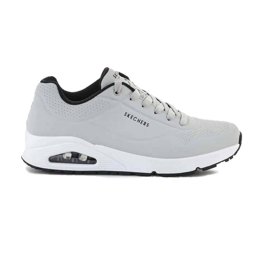 skechers zapatillas hombre UNO STAND ON AIR -Light Gry Blck