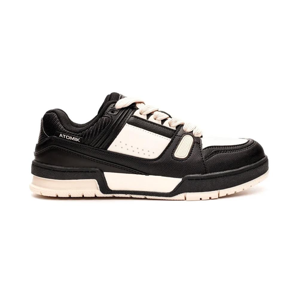 atomik zapatillas mujer MOLO NEGRO bco