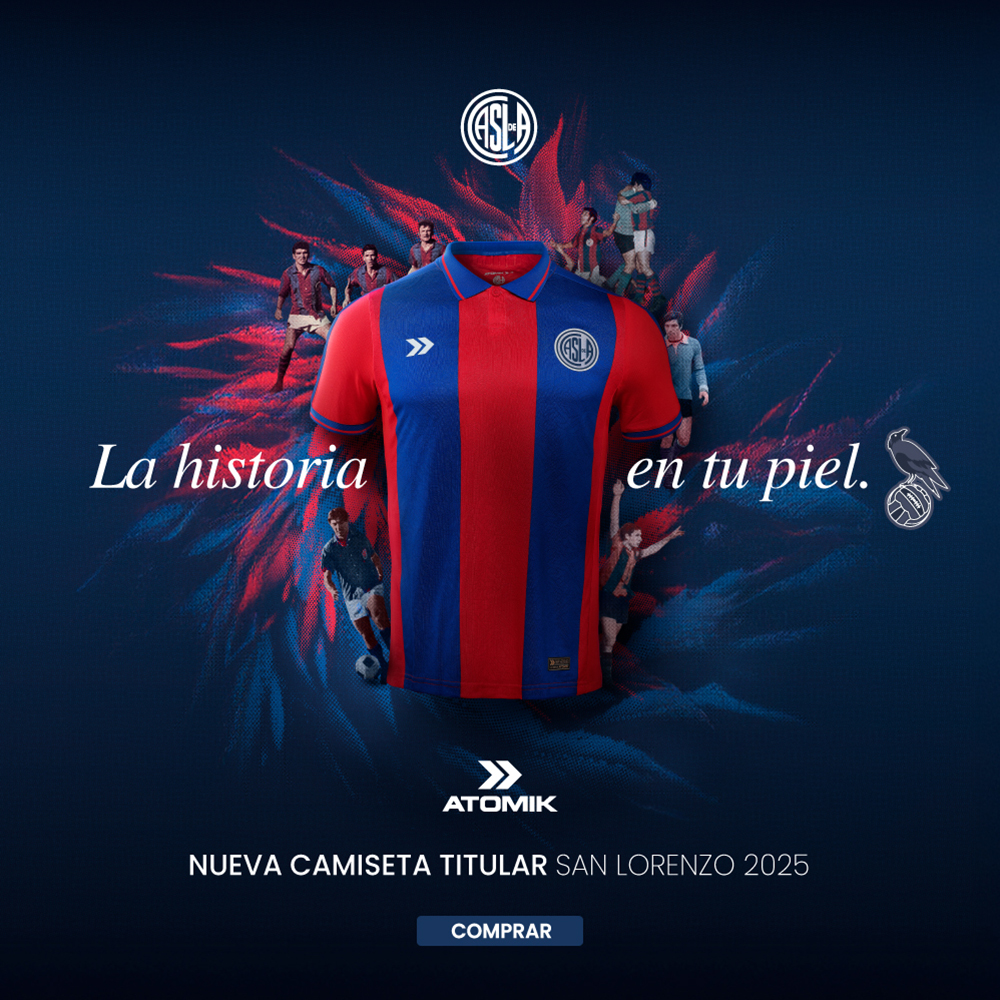 NUEVA CAMISETA SAN LORENZO ATOMIK 2025