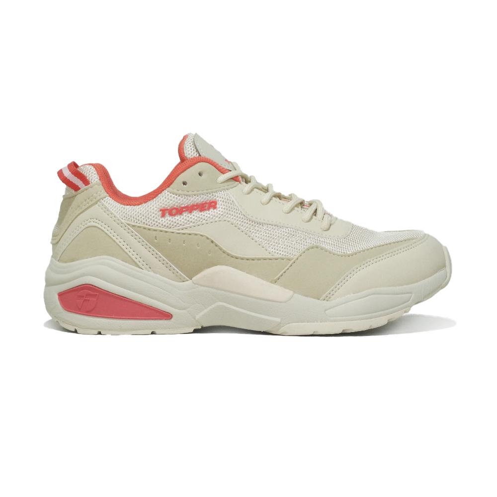 topper zapatillas mujer CIRCUS CRUDO -BEIGE -CORAL megasports