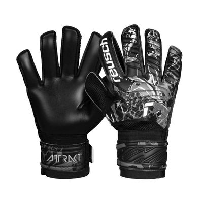 REUSCH-GUANTES---SEMI-PROFESIONAL-ATTRAKT-SOLID--NGRO---Talle-3