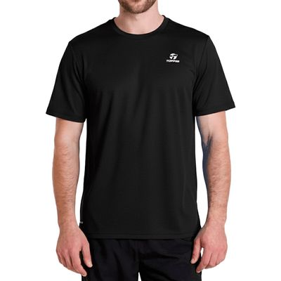 TOPPER-REMERA---168176-T-SHIRT-BASSIC-MEN-TRNG-NEGRO---Talle-S