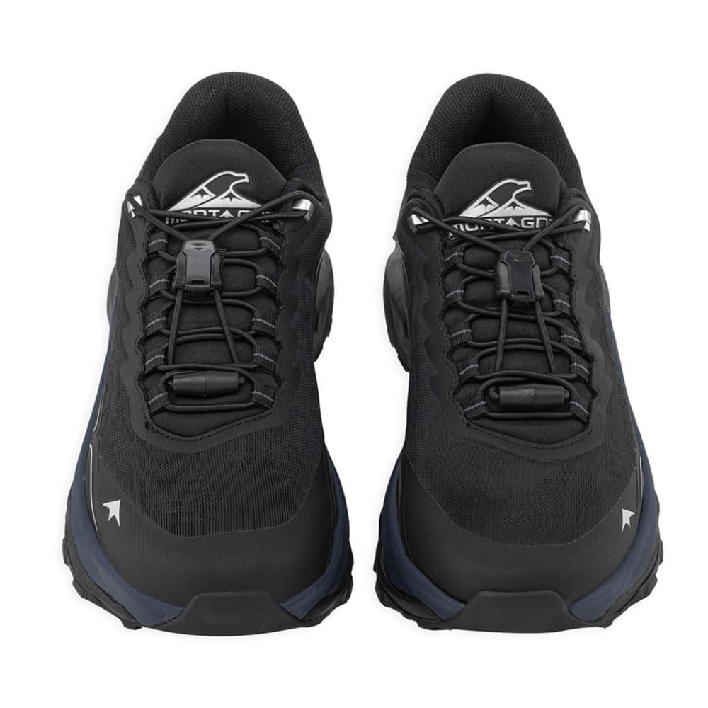 Zapatillas Montagne trail running terrain hombre negro — imagen 3