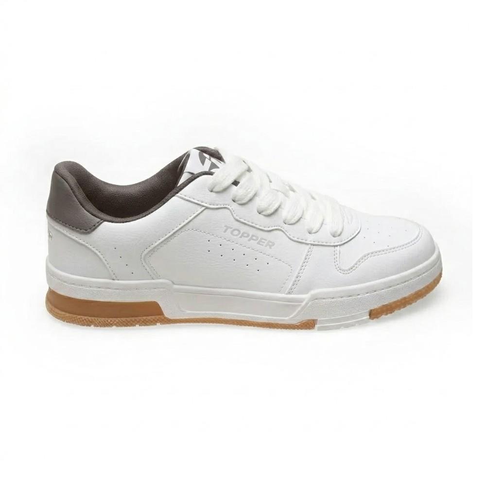 Topper zapatillas feint crudo tofu gris