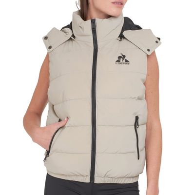 le-coq-sportif-chaleco---WMN-PUFFER-VEST-bge---Talle-S